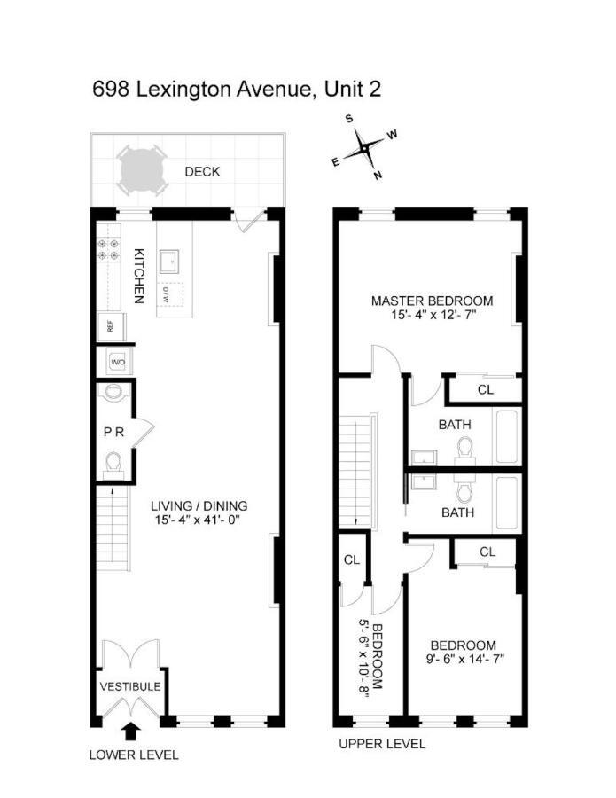 Newly Renovated Duplex Apartment 2 New York Eksteriør bilde